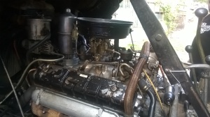 GAZ 66 - Motorraum komplettiert