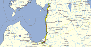 Etappe Riga - Pärnu (c) OSM