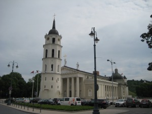 Kathedrale St. Stanislaus (Vilnius) mit Glockenturm