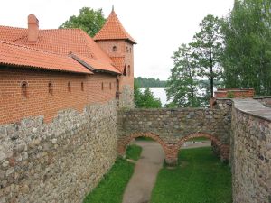 Wasserburg Trakai: Burggraben