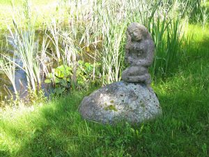 Skulptur im mystischen Garten des Vilius Orvyd